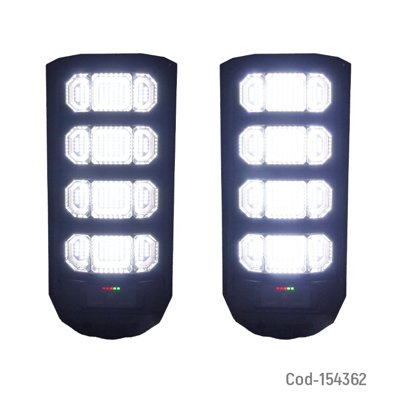 Foco para poste solar de 400 watt con 12 placas, 200 led pvc modelo xl-200 y control. mayorista — imagen 3