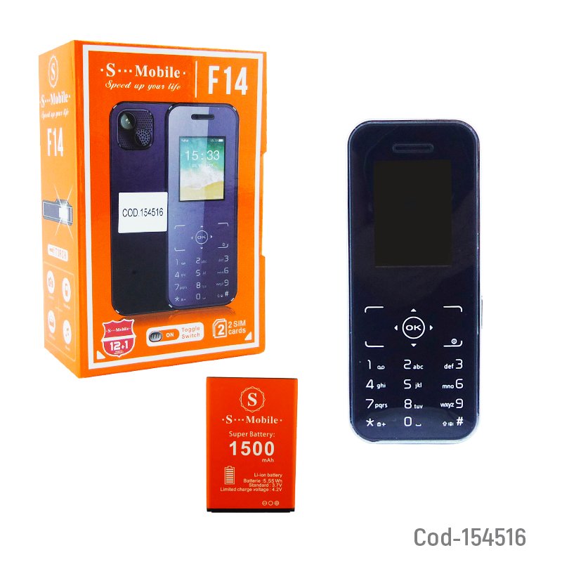 Telefono celular dual sim modelo f14 con pantalla de 1.77” bateria de 1500 mah marca s. mobile. mayorista — imagen 4