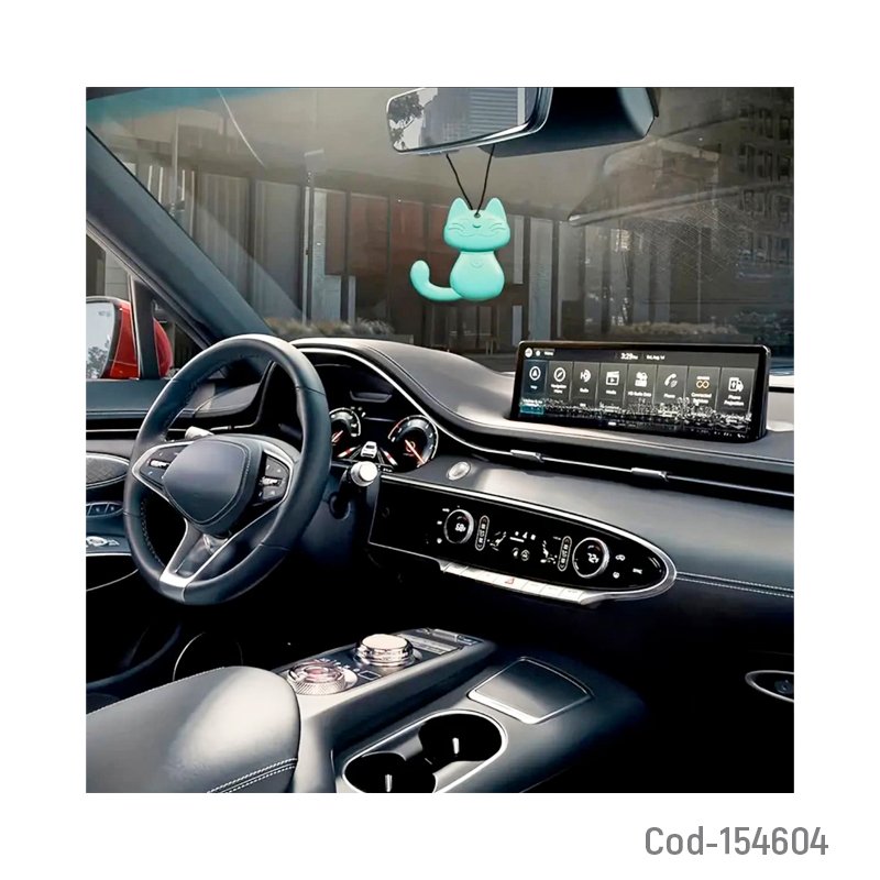 Desodorante para auto modelo gato marca pen yuan en variedad de aromas y colores - pack de 10 unidades mayorista — imagen 2