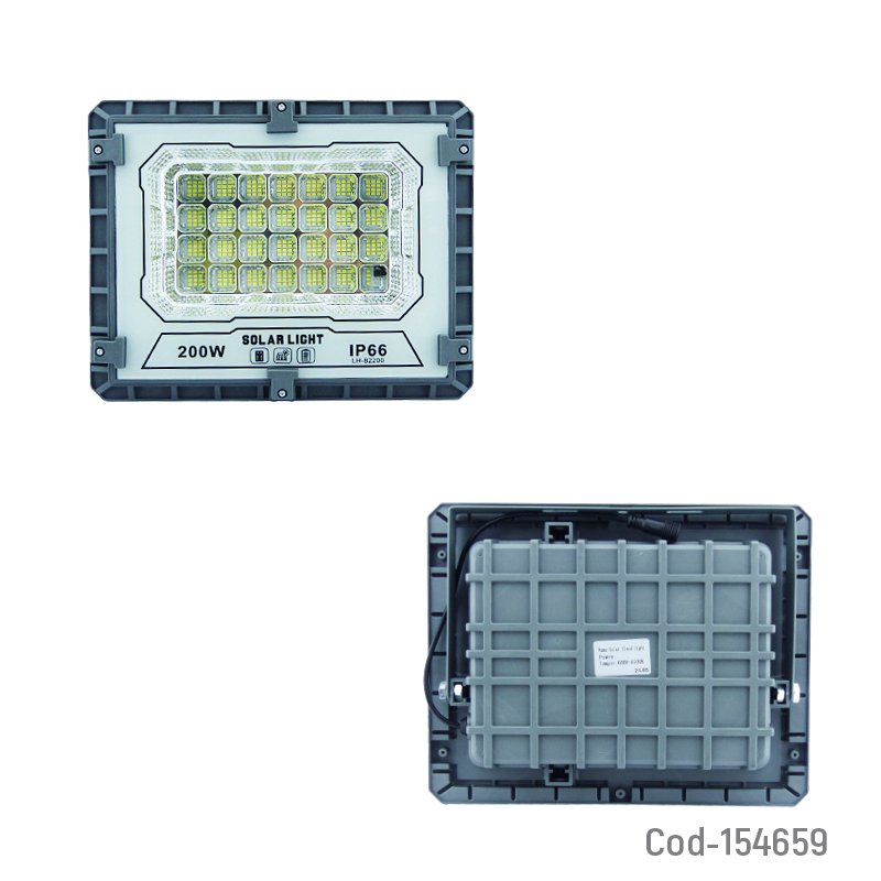 Proyector solar led de 200 watt de 328 led con panel y control remoto mayorista — imagen 2
