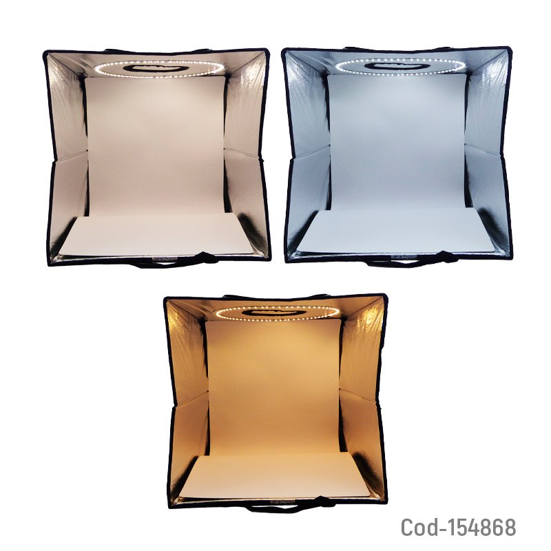 Estudio fotografico de 144 luz led en variedad de tonos, alimentacion usb con control y variedad de fondos mayorista — imagen 3