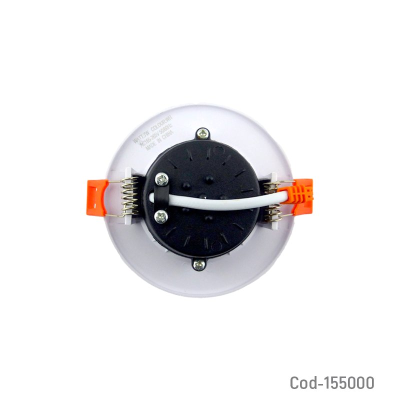 Foco led cob de 7 watt, tipo aplique embutido, luz blanca en pvc - pack de 10 unidades mayorista — imagen 2
