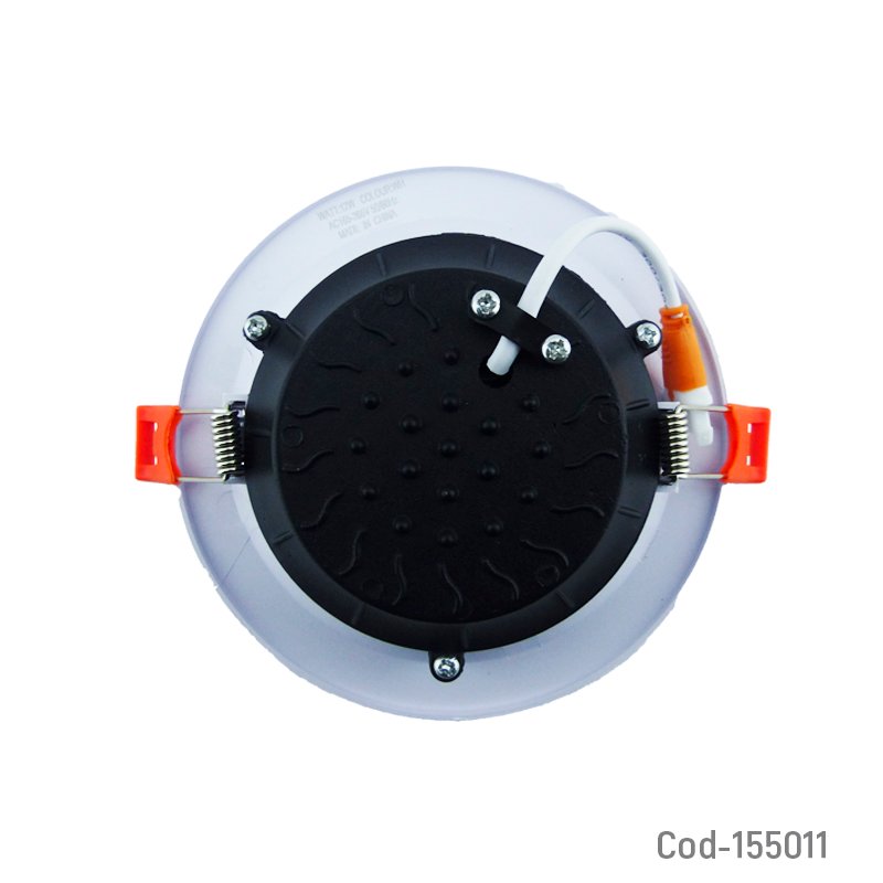 Foco led cob de 12 watt, tipo aplique embutido, luz blanca en pvc - pack de 10 unidades mayorista — imagen 2