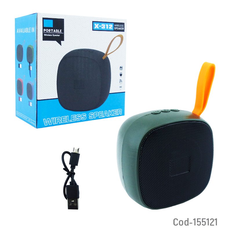 Parlante recargables bluetooth modelo x-312 con fm, usb y tf. en variedad de colores. - pack de 10 unidades mayorista — imagen 4