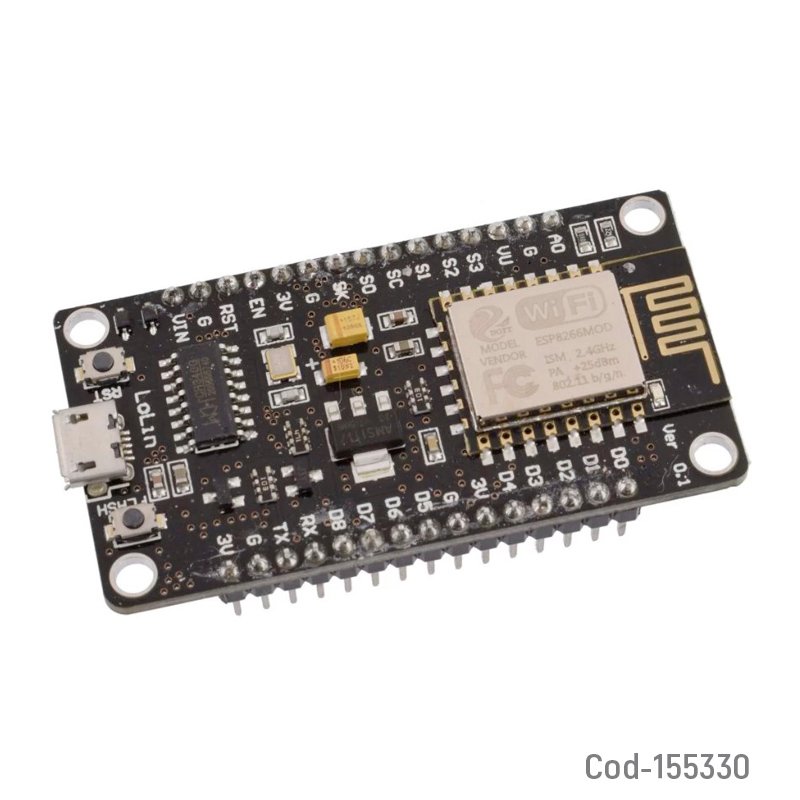 Tarjeta De Desarrollo Wifi Modelo NODEMCU 8266 V3 Interfaz Ch340 Para Arduino. 5.9 cm x 3 cm x 1.2 cm por mayor en Chile