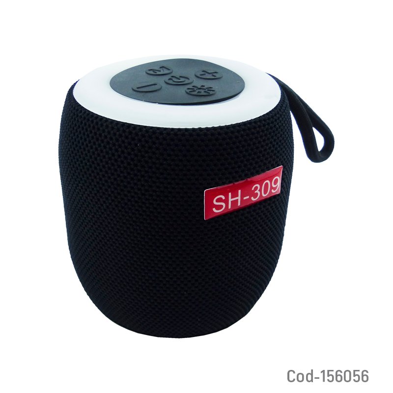 Parlante Recargable Bluetooth Modelo SH-309 Min Tela, Conexion USB, TF, Y Type-C. En Variedad De Colores. 5.9 cm x 8.1 cm por mayor en Chile