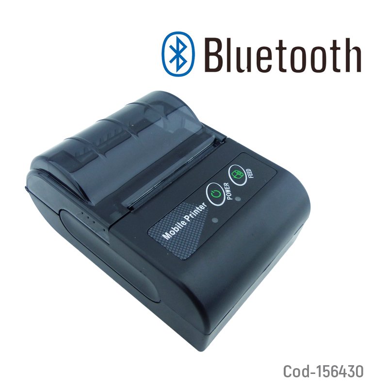 Impresora Termica TYPEC Mini Bluetooth Con 2 Rollos De Papel De 58 Mm. 10 cm x 7.4 cm x 4.5 cm por mayor en Chile