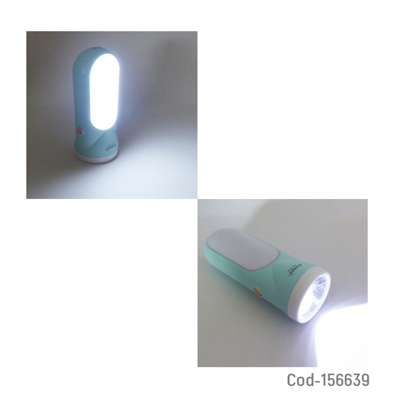 Linterna de 1 led mas cob modelo pm-7610 marca prmans recargable por tipo-c en dos colores. mayorista — imagen 3
