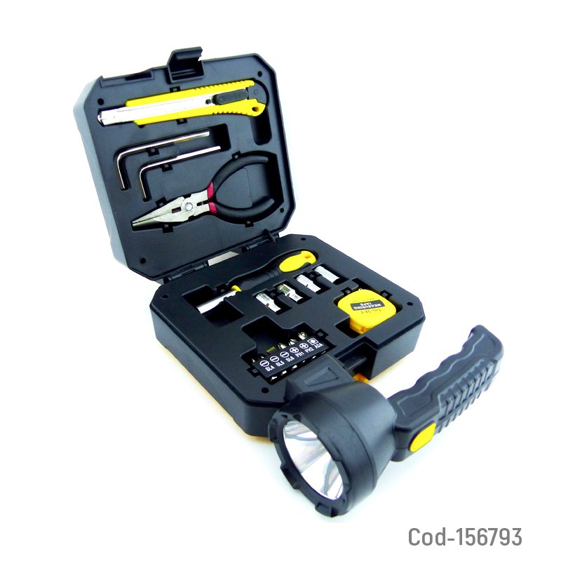 Linterna led solar con lampara de 68 led y baliza, herramientas, modelo 7739-l, con power bank. recargable. mayorista — imagen 2
