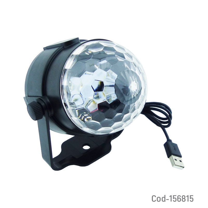 LED Magic Mini, Con USB, Ritmica, En Caja. 9 cm x 8.5 cm x 8.5 cm por mayor en Chile