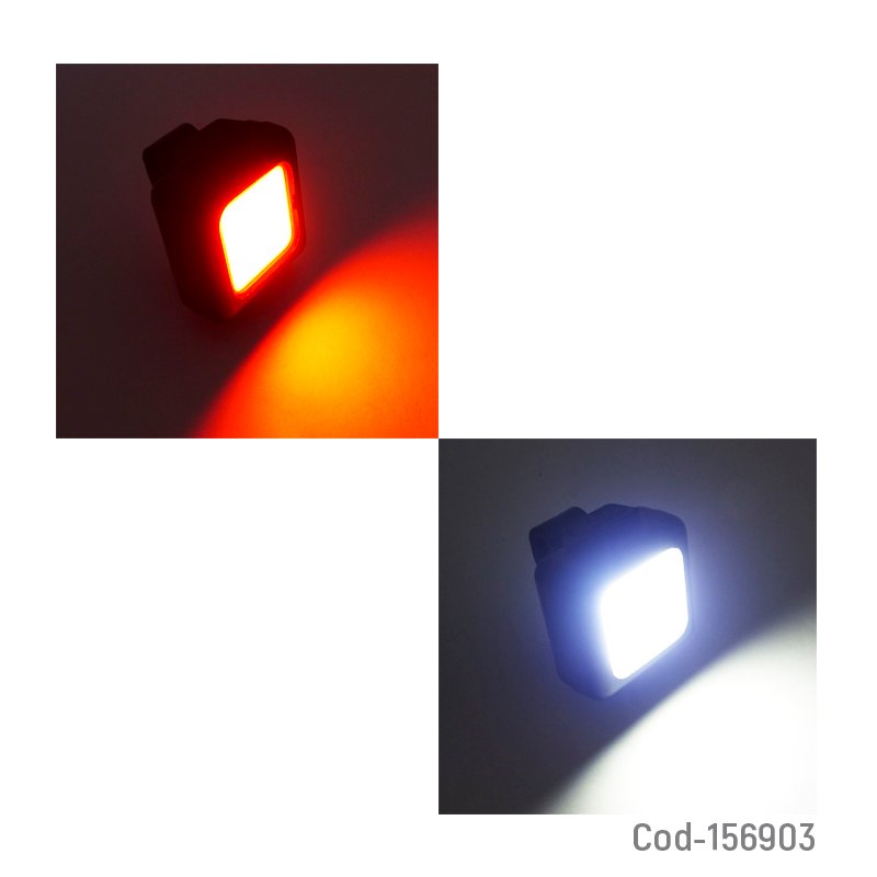 Set de luz para bici led, delantera y trasera, modelo ft-3028, recargable type-c. - pack de 10 unidades mayorista — imagen 2
