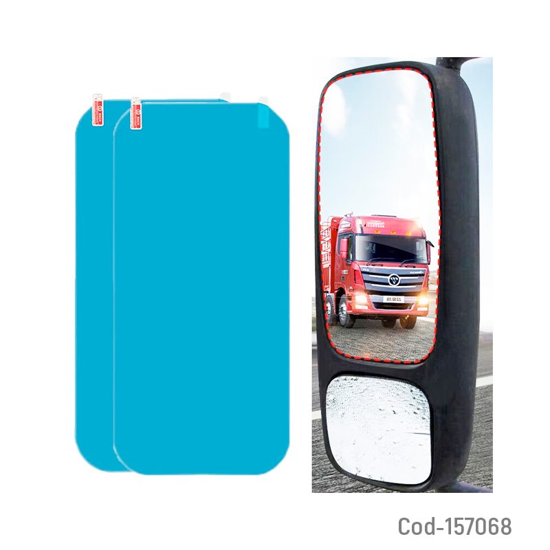 Lamina para espejo retrovisor de camion anti-lluvia set x 2 marca maxeed mayorista — imagen 2