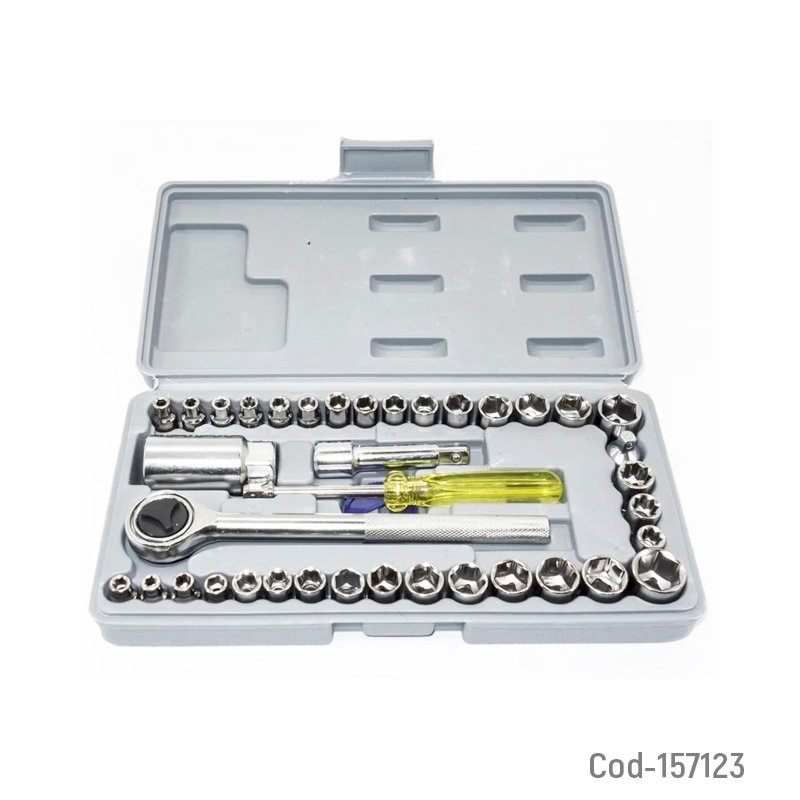 Herramienta llave de dados de 40 piezas en estuche de pvc mayorista — imagen 2