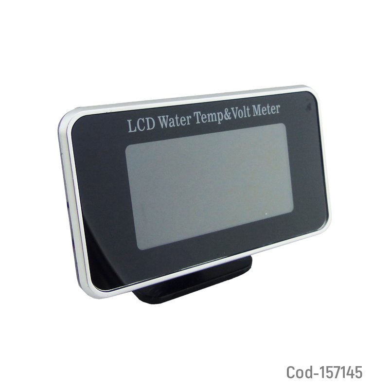 Medidor digital de temperatura de agua y voltaje para auto, pantalla lcd a color. mayorista — imagen 3
