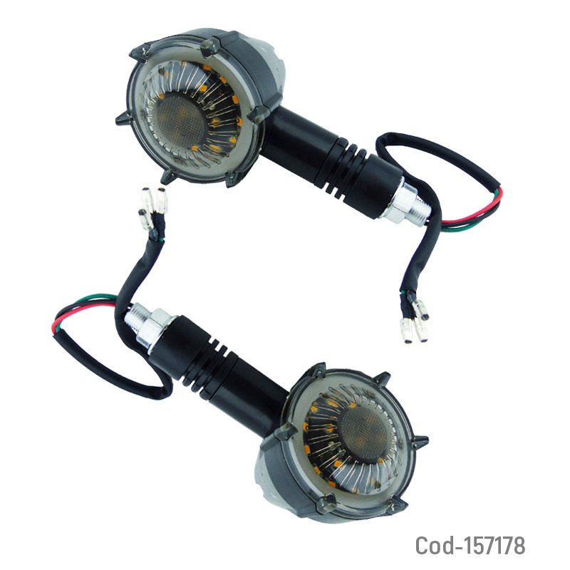 Luz Intermitente Para Moto Duo Color Marca A&C Modelo Motoroyal En Blister 7.5 cm x 7.8 cm x 13 cm por mayor en Chile