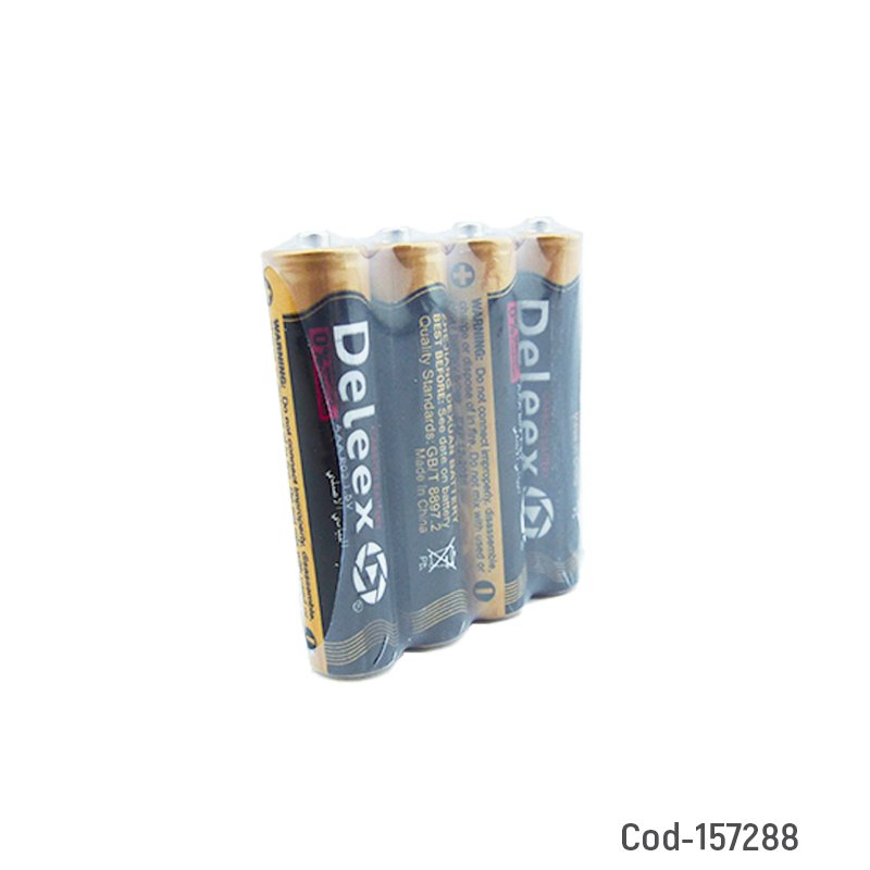 Pila deleex aaa, de 1.5 v, carbon. set x 60. - pack de 10 unidades mayorista — imagen 2