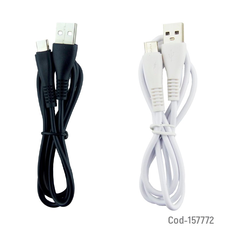Cable usb a type-c para carga y datos en dos colores. mayorista — imagen 2