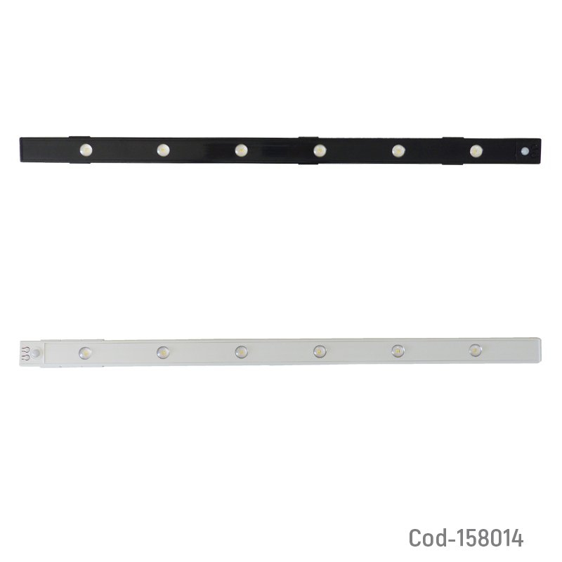 Luz 6 led barra de 80 cm con sensor de movimiento y 3 tonos de luz recargable, en dos colores. mayorista — imagen 3