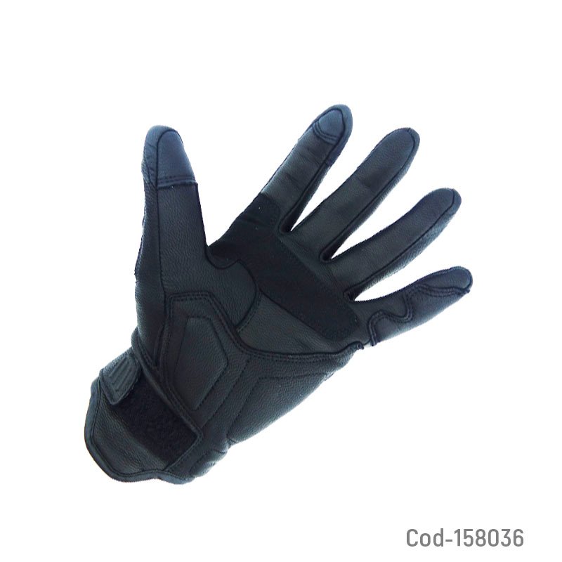 Guante para moto marca ghost racing de cuero modelo gr-st11 touch con protecciones. mayorista — imagen 2