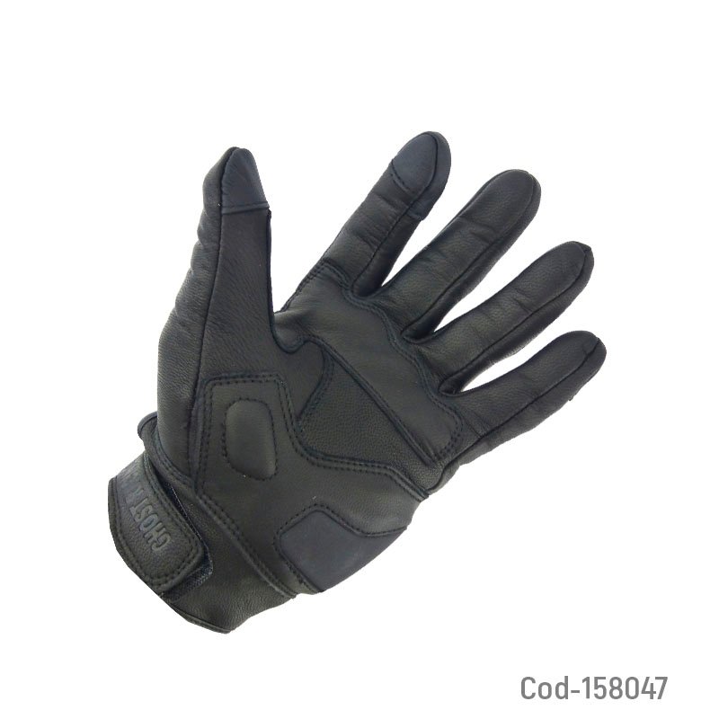 Guante para moto marca ghost racing de cuero modelo gr-st08 touch con protecciones. mayorista — imagen 2