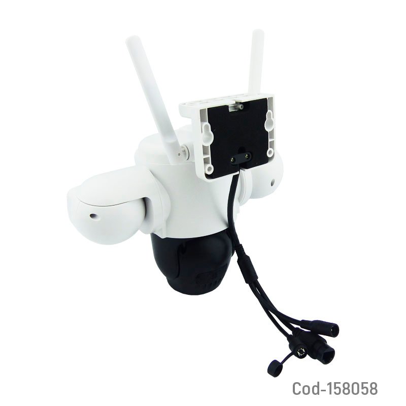 Camara de vigilancia ip triple lente modelo r56 de 2.4 ghz, 32 led, conexion lan y compatible con app yoose mayorista — imagen 2