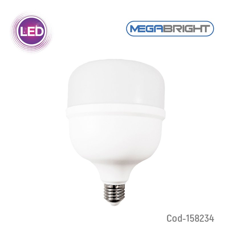 Ampolleta led marca megabrigth e-27 de 30 watts high power de luz fria 6.500k certificada. mayorista — imagen 3