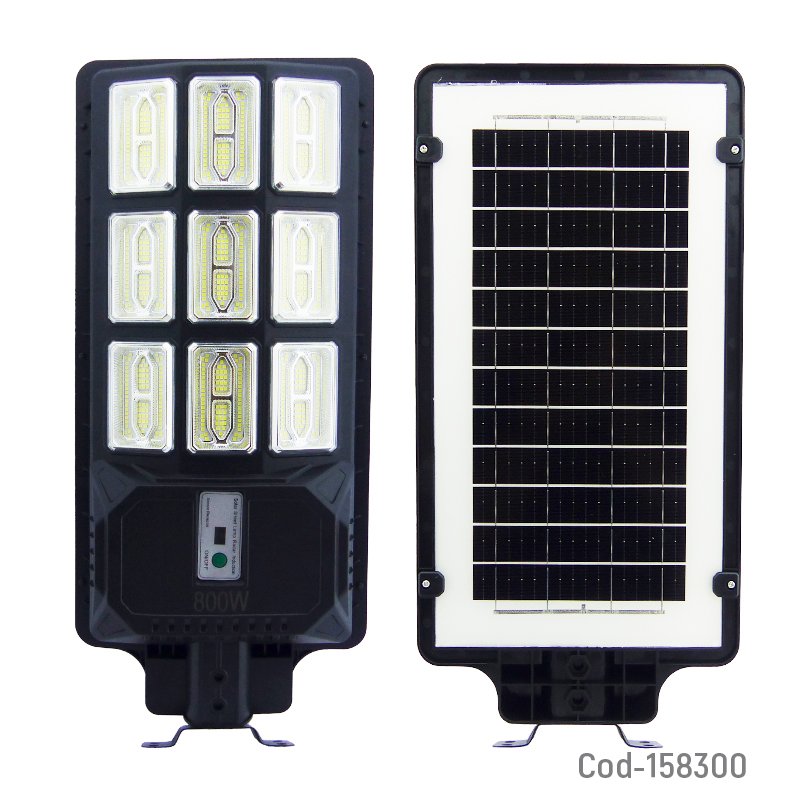 Foco con brazo solar de 800 watt y 666 led con control remoto. mayorista — imagen 2