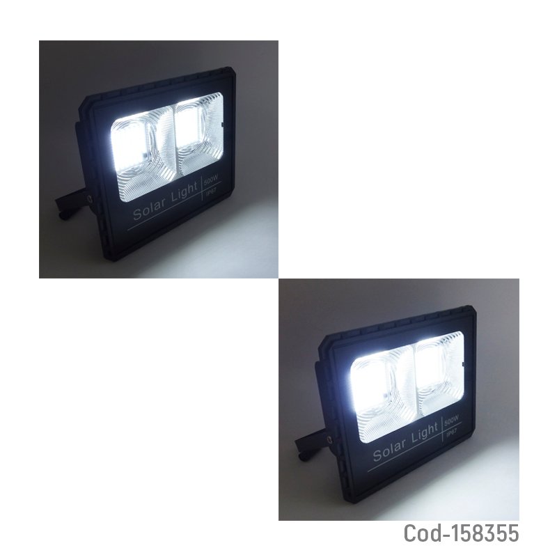 Proyector solar led de 500 watt de 193 led modelo bi-focal con panel y control remoto. mayorista — imagen 3