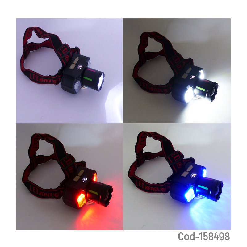 Linterna led ultra modelo minero mf-636 con zoom, indicador de carga, recargable y baliza. mayorista — imagen 2