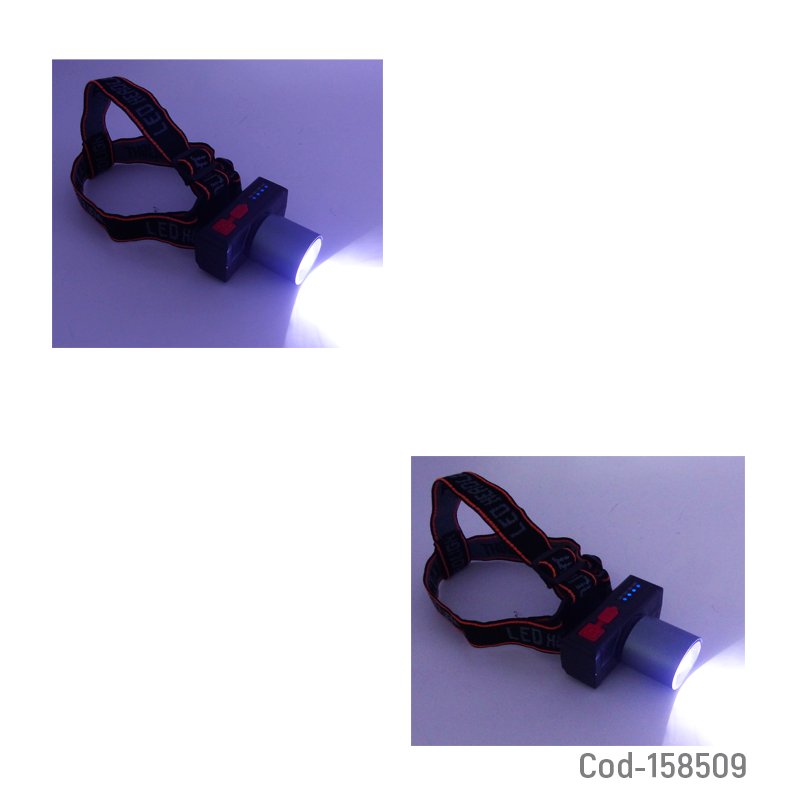 Linterna minero de 1 led modelo js-929 con zoom, recargable y conexion type-c. mayorista — imagen 2