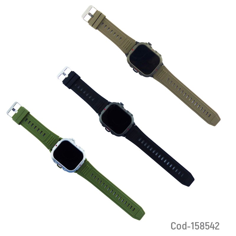 Reloj smartwatch modelo h11 survivor sport con pantalla de 2.01 pulgadas y notificaciones de redes sociales. mayorista — imagen 2