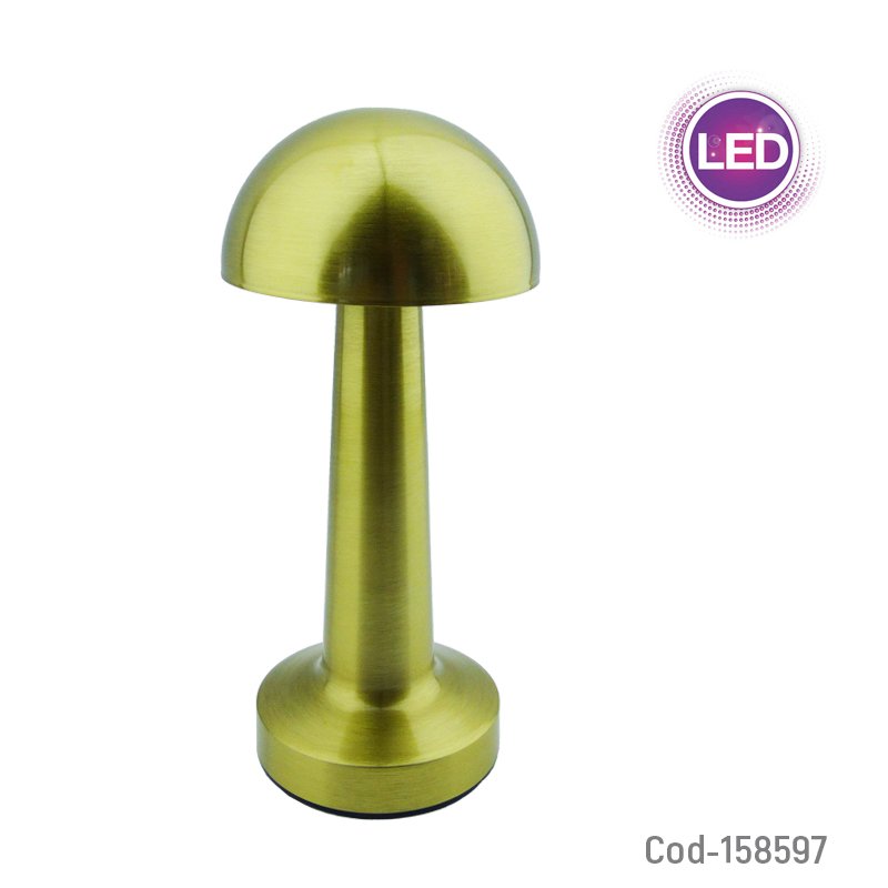 Lampara LED De Mesa En Metal Touch Recargable 3 Tonos De Luz. 22.5 cm x 9.6 cm por mayor en Chile