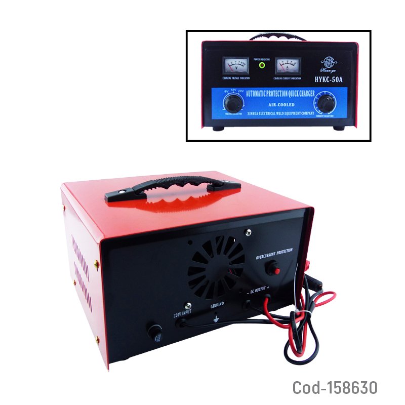 Cargador de bateria 50 amp marca huan qiu de 6 volt a 24 volt. mayorista — imagen 2
