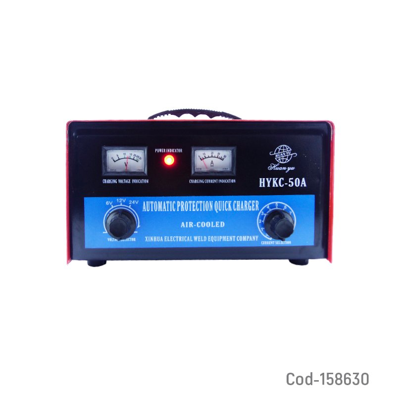 Cargador de bateria 50 amp marca huan qiu de 6 volt a 24 volt. mayorista — imagen 3