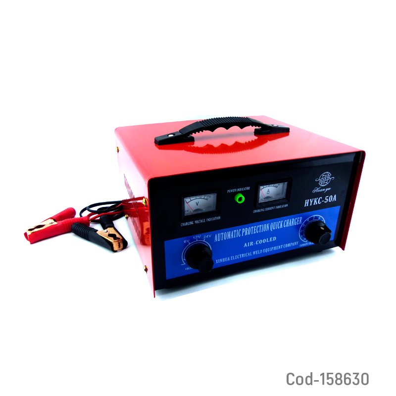 Cargador de bateria 50 amp marca huan qiu de 6 volt a 24 volt. mayorista — imagen 4