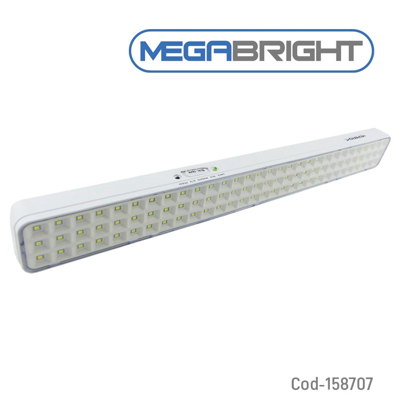 Lampara de emergencia marca megabrigth de 90 led modelo bar90. mayorista — imagen 3