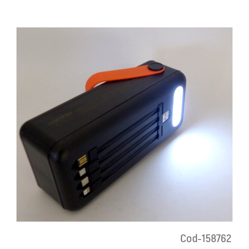 Bateria de emergencia solar de 4 usb-iphone-tipe-c-micro usb, de 40.000 mah con cables y linterna mayorista — imagen 3