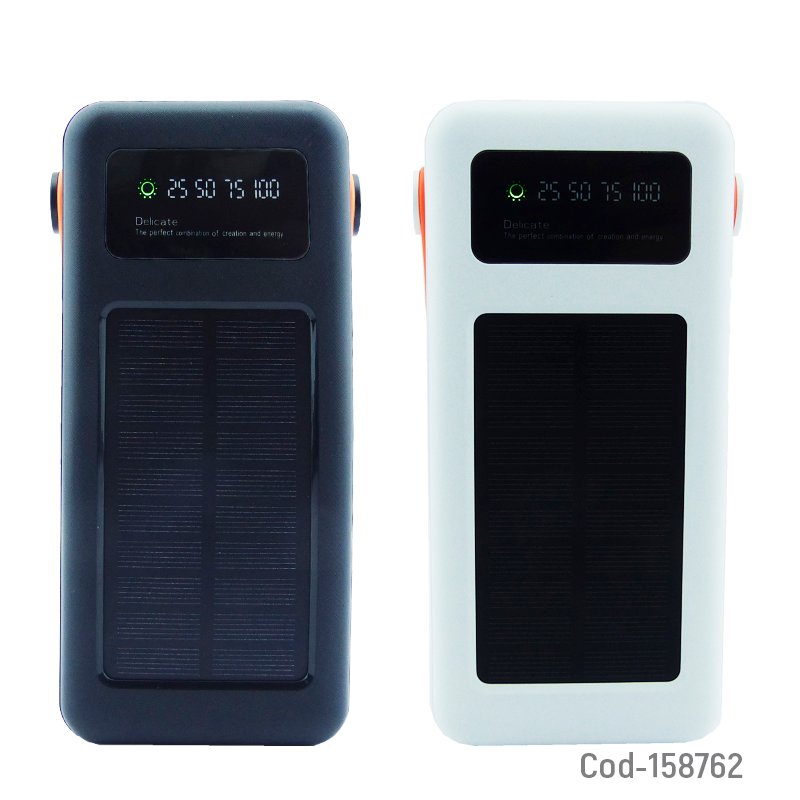 Bateria de emergencia solar de 4 usb-iphone-tipe-c-micro usb, de 40.000 mah con cables y linterna mayorista — imagen 4