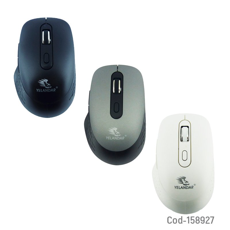 Mouse inalambrico ergonomico bluetooth modelo q8 recargable con 6 botones. variedad de colores. mayorista — imagen 3