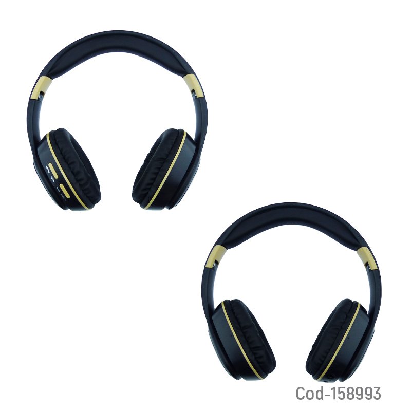 Audifono cintillo bluetooth modelo ain-730l con luz y conexiones tf-aux, radio fm. recargable. mayorista — imagen 2