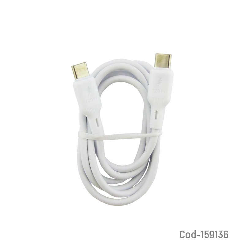 Cable macho doble type-c marca bulud de 60 watt carga y datos. mayorista — imagen 2
