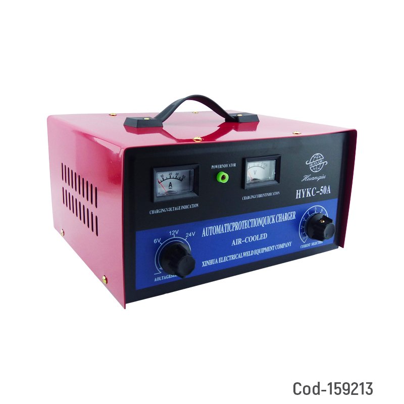 Cargador de bateria de 50 amp marca huan qiu desde 6 a 24 volt mayorista — imagen 3