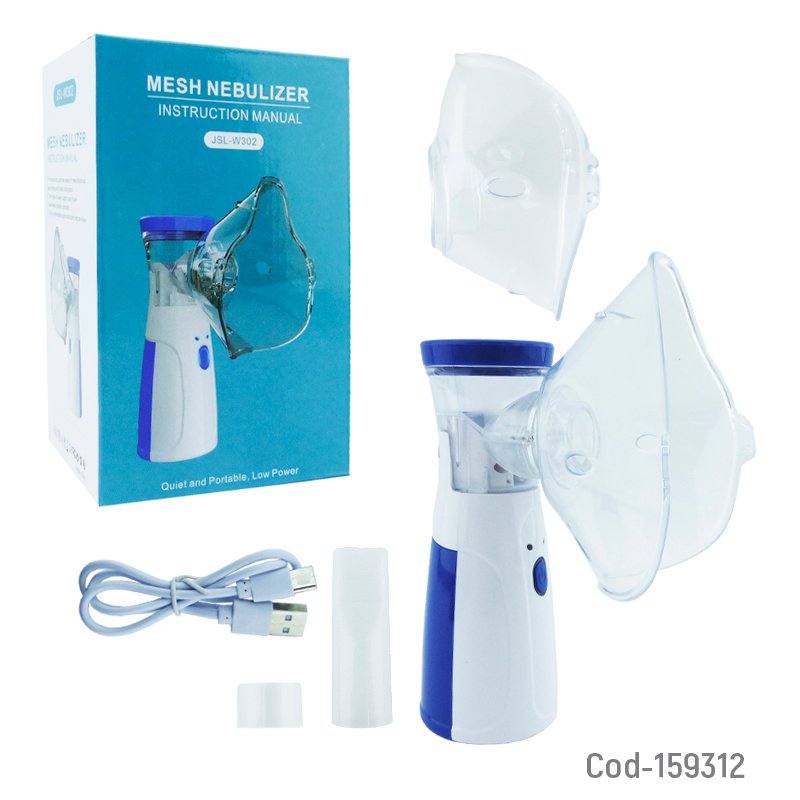 Nebulizador inhalador portatil marca mesh modelo jsl-w302 a pila. - pack de 10 unidades mayorista — imagen 3