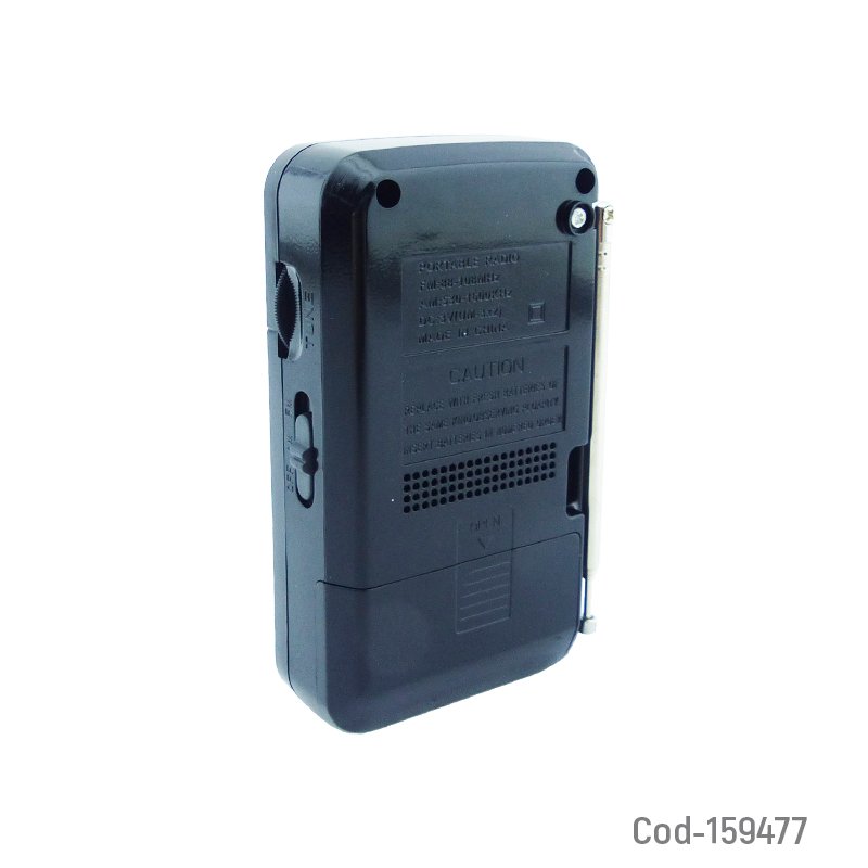 Radio am/fm 2 bandas modelo r-50 a pilas mayorista — imagen 2