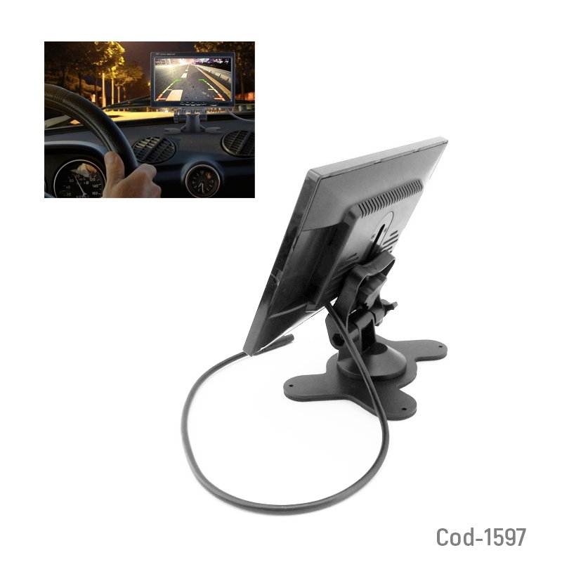 Pantalla de 7” p/auto, control remoto, 12 volt. en caja. mayorista — imagen 2