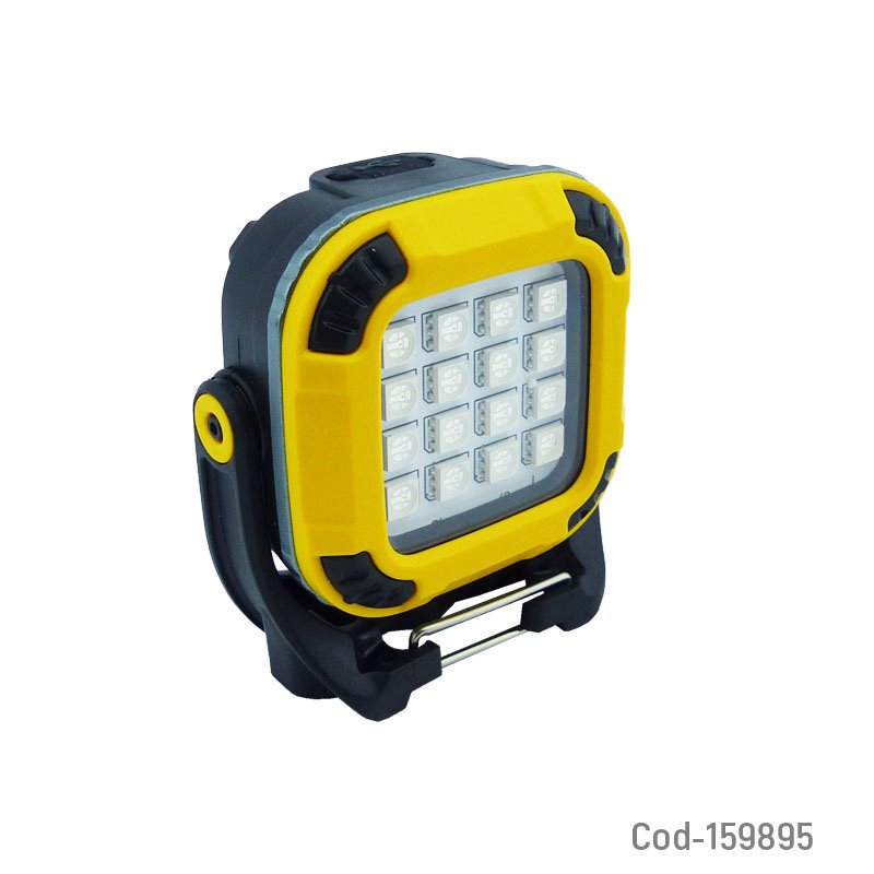 Linterna LED Con Iman Modelo W8129-2 Con Funciones Y Luz Multicolor Recargable Con Conexion Type-C 6.5 cm x 6 cm x 2.3 cm por mayor en Chile
