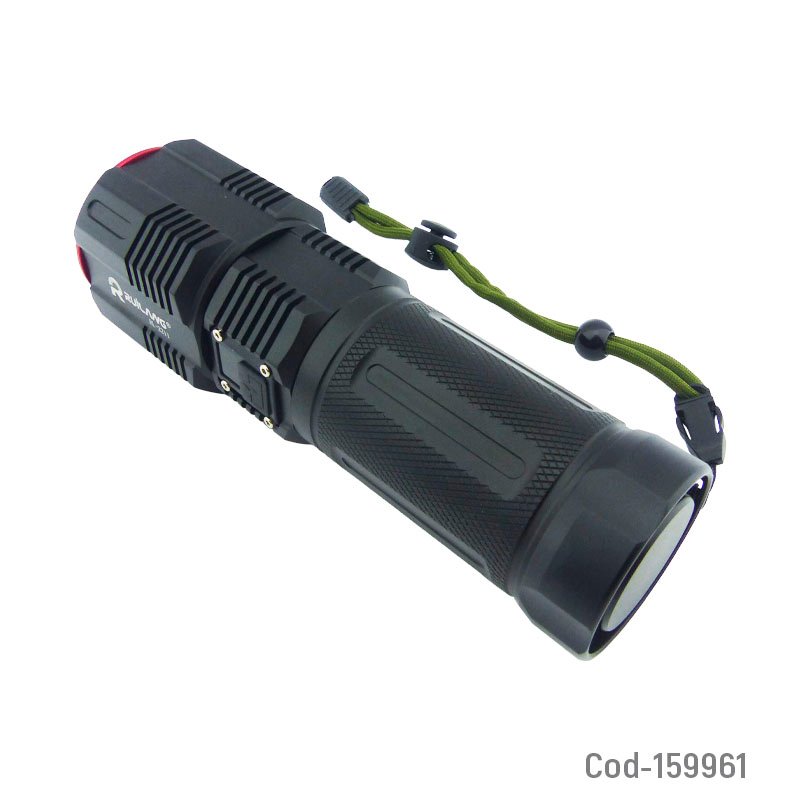 Linterna led tactica marca ruilang modelo rl-2211 en aluminio con zoom y adaptador para pilas aaa. mayorista — imagen 2