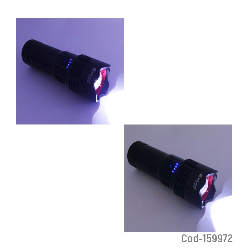Linterna led tactica marca ruilang modelo rl-w522 maxima potencia. con estuche y pila 18650 mayorista — imagen 3