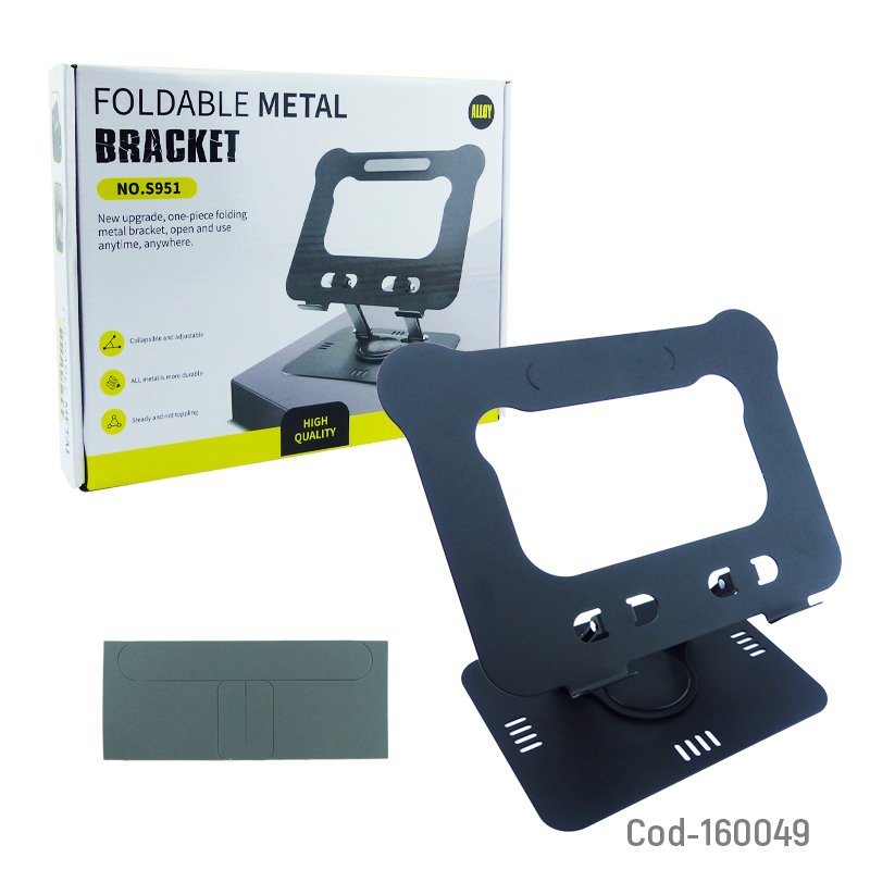 Porta tablet y notebook para sobre mesa de aluminio en 2 colores con rotacion. mayorista — imagen 4