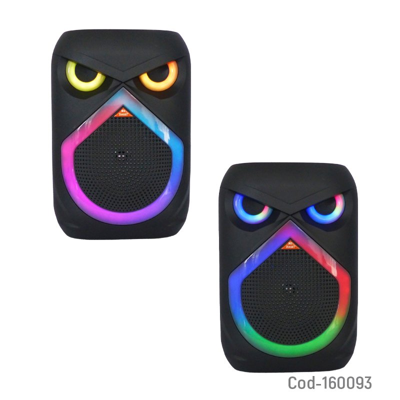 Parlante recargable karaoke portable, bluetooth 8 pulgadas rgb con microfono. mayorista — imagen 3